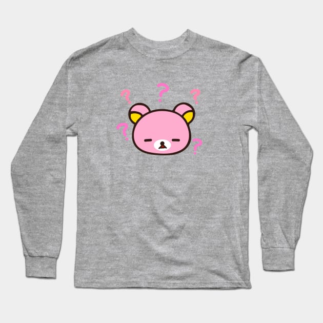 Confused Rilakkuma Long Sleeve T-Shirt by Pinksweet